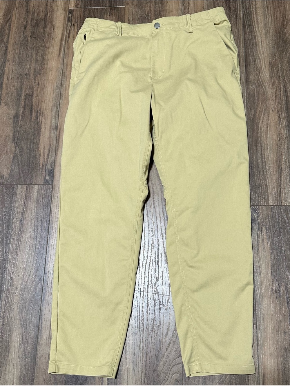 Duer DU/ER Pants Men’s 36x30 NuStretch Flex Pants Performance Beige Straight Leg